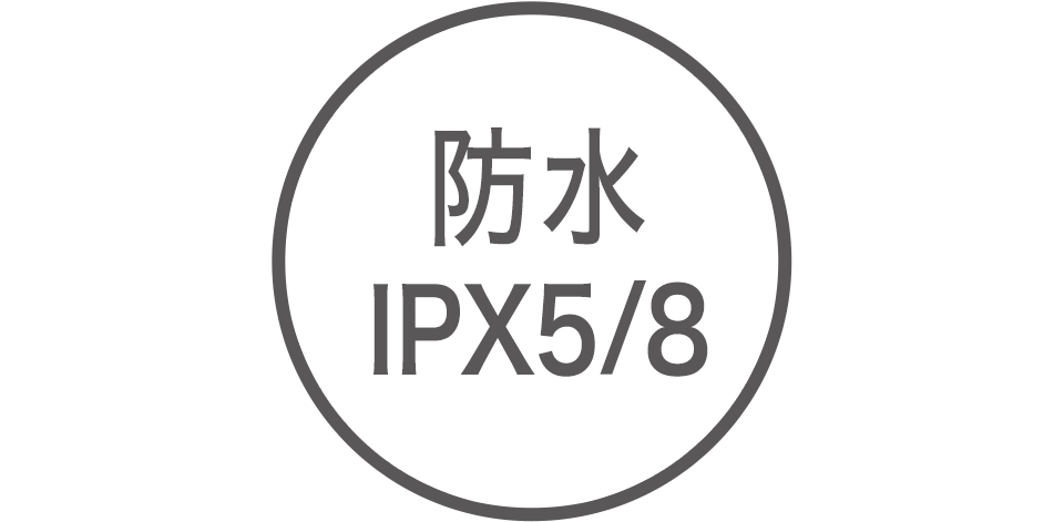 防水性能IPX5/8